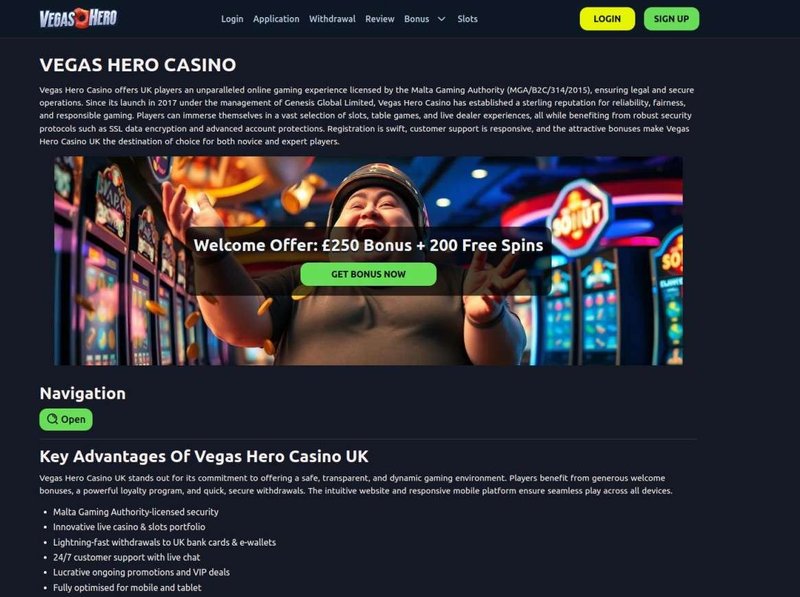 Discover the Thrilling World of Vegashero Casino in the UK, vegas hero